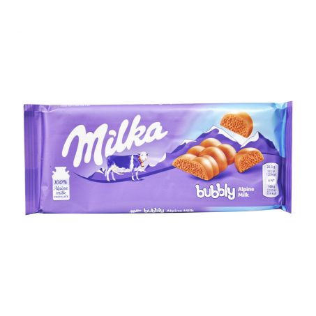 شکلات میلکا حبابی